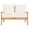 vidaXL Garden Sofa Bench 120 cm with Cushion Solid Wood Acacia