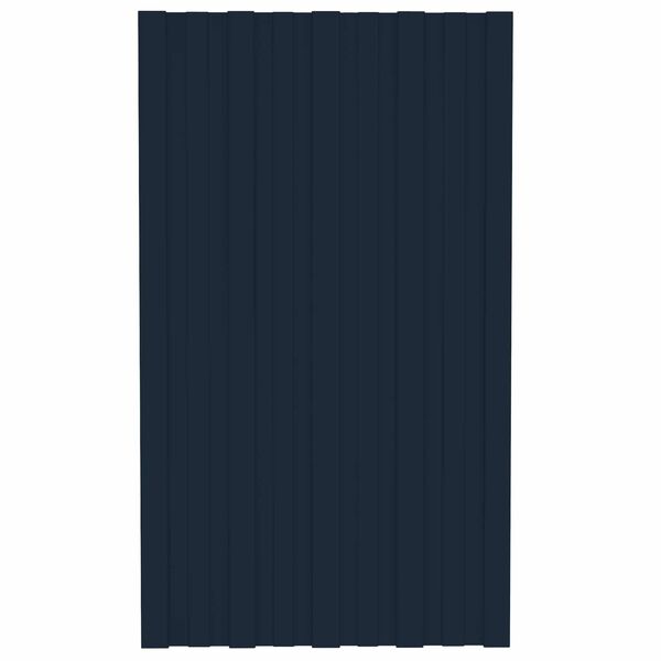 vidaXL Roof Panel 12 pcs Anthracite 80 x 45 cm Galvanised steel