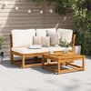 vidaXL Garden Table 63x63x30 cm Solid Wood Acacia