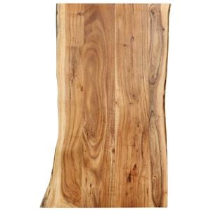 vidaXL Table Top Solid Acacia Wood 100x(50-60)x2,5 cm