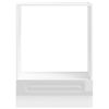 vidaXL Oven Cabinet Kalmar High Gloss White Engineered Wood