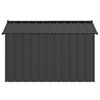 vidaXL Dog House with Roof 113x153x101 cm Galvanised Steel