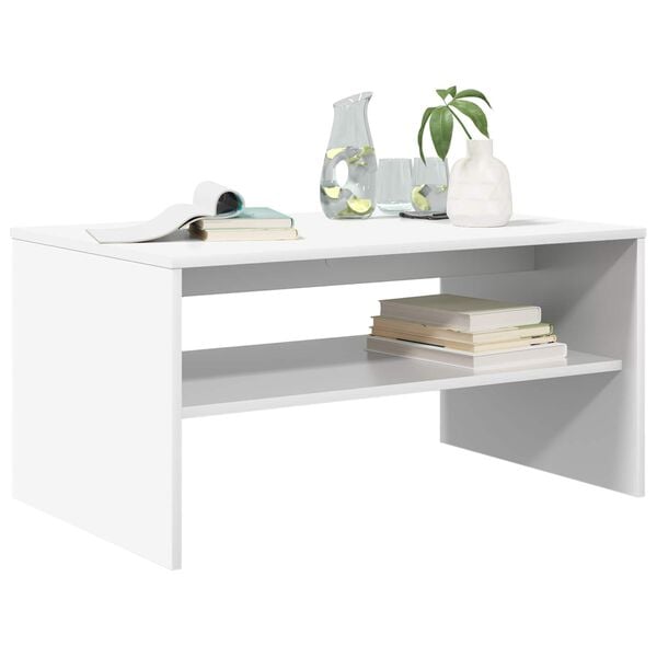 vidaXL Coffee Table White 80 x 50 x 40 cm Engineered Wood