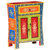 vidaXL Hand Painted Sideboard 60x30x75 cm Solid Mango Wood