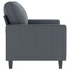 vidaXL 2-Seater Sofa Dark Grey 120 cm Velvet