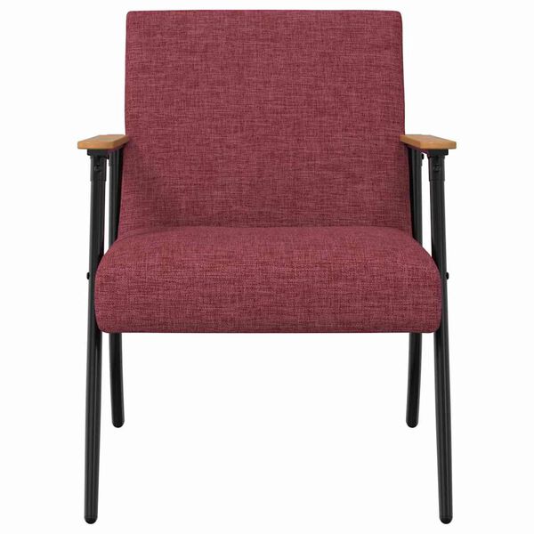 vidaXL Armchair Wine Red 59 x 75 x 78 cm Fabric
