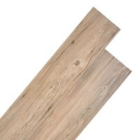 vidaXL Non Self-adhesive PVC Flooring Planks 5.26 m² 2 mm Oak Brown