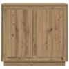 vidaXL Sideboard Artisan Oak 80 x 40 x 75 cm Engineered Wood