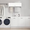 vidaXL Wardrobe White 100x32,5x35 cm Engineered Wood