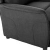 vidaXL Recliner Chair Dark grey 67.5 x 93.5 x 101.5 cm Fabric