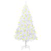 vidaXL Artificial Christmas Tree | White | PVC | Medium | Expandable