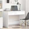 vidaXL Desk High Gloss White 100 x 50 x 78 cm Engineered Wood