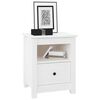 vidaXL Bedside Cabinets 2 pcs White 40x35x49 cm Solid Wood Pine