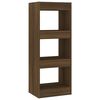 vidaXL Book Cabinet/Room Divider Brown Oak 40x30x103 cm Engineered Wood