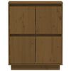 vidaXL Sideboard Honey Brown 60x34x75 cm Solid Wood Pine