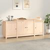 vidaXL Sideboard 164x37x68 cm Solid Wood Pine