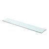 vidaXL Shelf Panel Glass Clear 90x15 cm