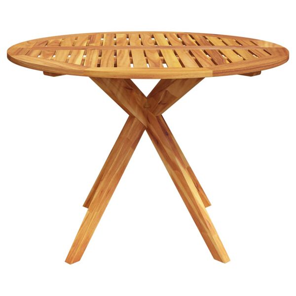 vidaXL Garden Table 110x110x75 cm Solid Wood Acacia
