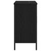 vidaXL Bathroom Sink Cabinet Black Oak 60 x 30 x 60 cm Engineered Wood