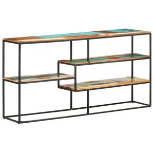 vidaXL Sideboard | Mixed-colour | Solid reclaimed wood, powder-coated steel
