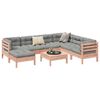 vidaXL 8 Piece Garden Sofa Set with Cushions Solid Wood Douglas Fir