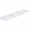 vidaXL Door Canopy Grey and Transparent 297.5x90 cm Polycarbonate