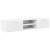 vidaXL Wooden Cabinet 150 x 39 x 30 cm White Engineered Wood