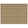 vidaXL Garden Storage Box Mix Beige 984L Poly Rattan