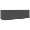 vidaXL TV Cabinet Grey 100x30x30 cm Engineered Wood