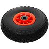 vidaXL Sack Truck Wheels 2 pcs Solid PU 3.00-4 (260x85)