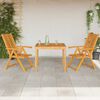 vidaXL Garden Dining Set 7 pcs Brown Solid acacia wood