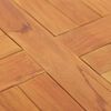 vidaXL Table Top Solid Teak Wood Round 2.5 cm 40 cm