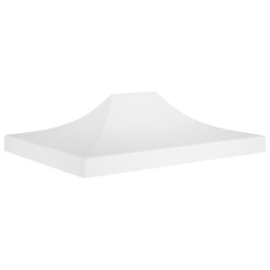 vidaXL Party Tent Roof 4.5x3 m White 270 g/m&sup2;