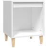 vidaXL Bedside Cabinet White 40x35x50 cm Engineered Wood