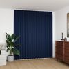 vidaXL Blackout Curtain with Hooks Blue 290x245 cm