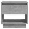 vidaXL Bedside Cabinet Concrete Grey 45x34x44 cm Engineered Wood
