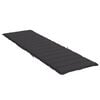 vidaXL Sun Lounger Cushion Black 200x60x3cm Oxford Fabric