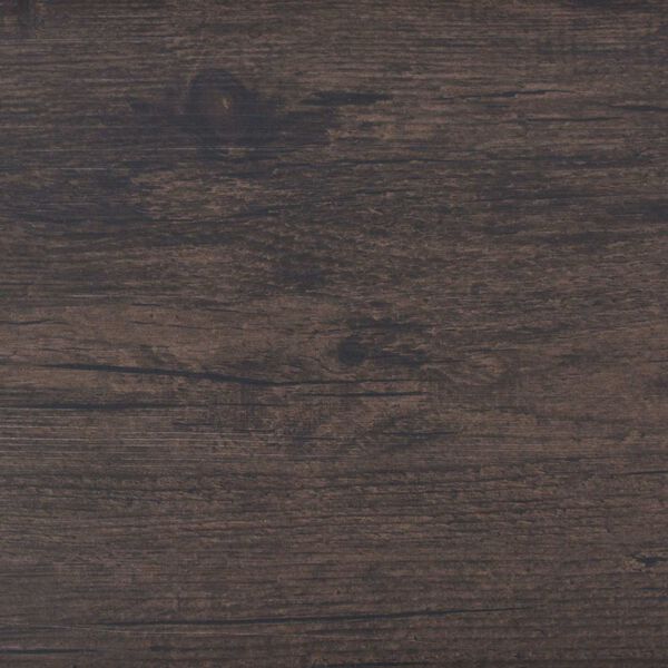 vidaXL Flooring Planks 18 pcs Dark Brown 2.51 m&sup2; PVC