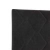 vidaXL Headboard Height Adjustable with Headboard Black 100 cm Velvet