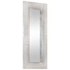 vidaXL Aviator Mirror | Silver | Metal | 110 cm x 50 cm | Minimalistic