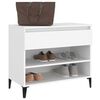 vidaXL Shoe Cabinet White 70x36x60 cm Engineered Wood