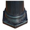 vidaXL Garden Light Post 3-arms 215 cm Dark Green/Black Aluminium