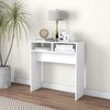 vidaXL Console Table White 78x30x80 cm Engineered Wood