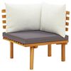 vidaXL 7 Piece Garden Lounge Set with Cushions Solid Wood Acacia