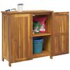 vidaXL Garden Cabinet Other Brown 90 x 40 x 90 cm Solid acacia wood