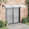 vidaXL Door Canopy Black 300x100 cm Polycarbonate