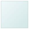 vidaXL Table Top Transparent 60x60 cm Tempered Glass