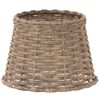 vidaXL Lamp Shade Brown &Oslash;25x17 cm Wicker