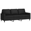 vidaXL 4 Piece Sofa Set with Pillows Black Velvet