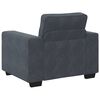 vidaXL Sofa Chair Dark Grey 100x77x82 cm Velvet